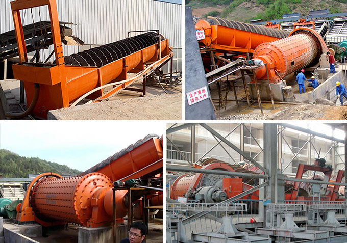 螺旋洗砂機(jī)客戶現(xiàn)場(chǎng)