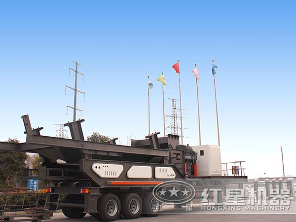 100噸移動(dòng)破碎站機(jī)架