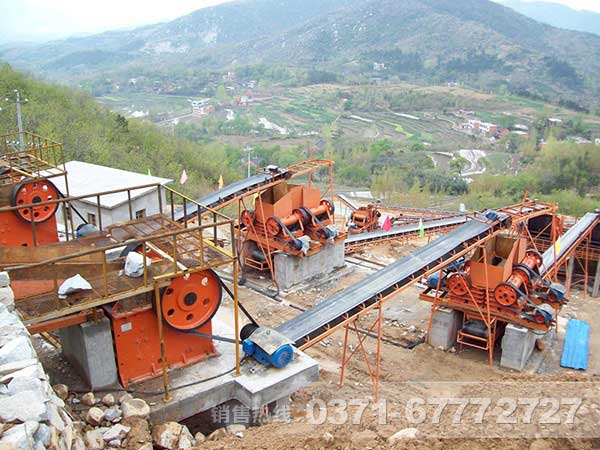 砂石料破碎生產(chǎn)線