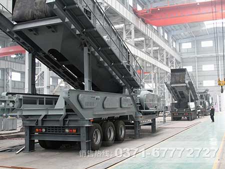 建筑垃圾移動破碎站