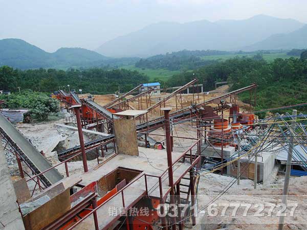 砂石骨料生產(chǎn)線