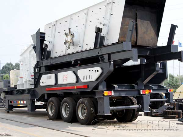 輪胎式移動破碎站