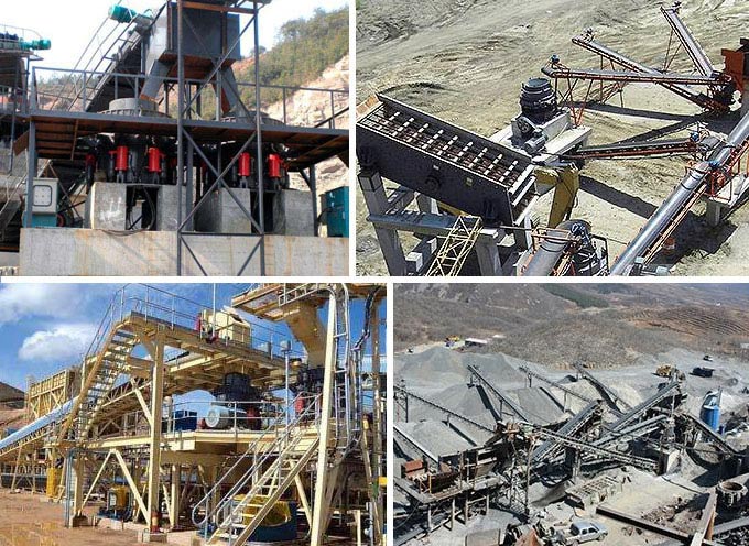 石英巖圓錐式破碎機客戶現(xiàn)場