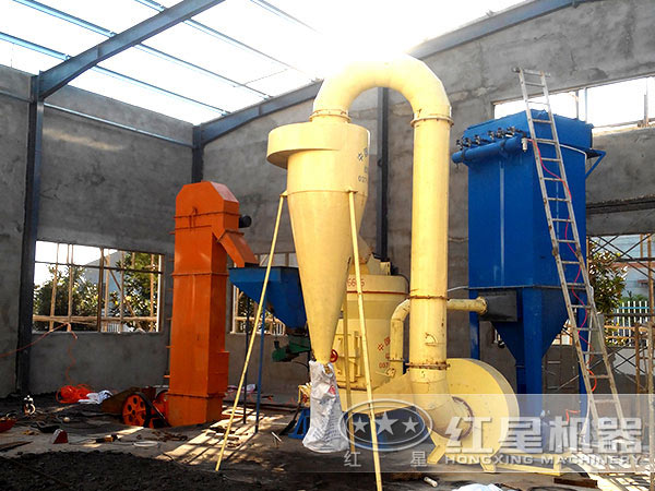 青海石膏磨粉生產(chǎn)案例