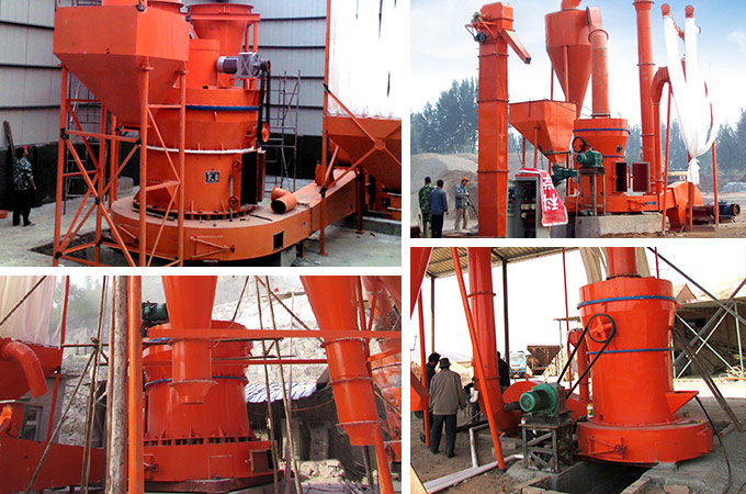 白堊磨粉機(jī)客戶現(xiàn)場