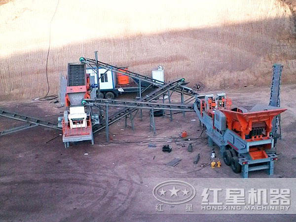 移動(dòng)破碎站生產(chǎn)線