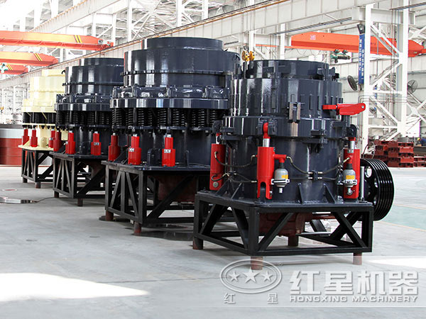 不同規(guī)格型號下的圓錐破碎機