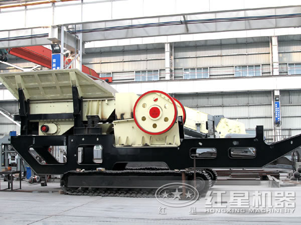 履帶移動(dòng)式破碎站