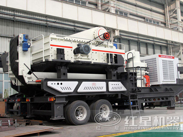 紅星牌移動式破碎機