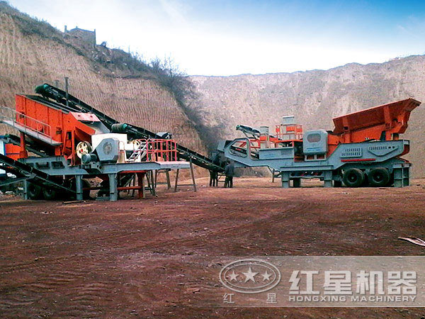 紅星移動(dòng)破碎站在工業(yè)生產(chǎn)線(xiàn)上的運(yùn)用