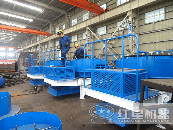 紅星石子破碎機(jī)設(shè)備生產(chǎn)車(chē)間