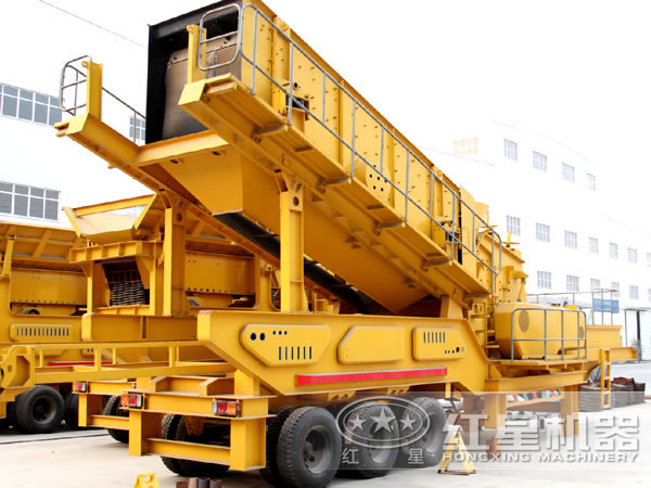時產(chǎn)500噸移動石頭破碎機廠家