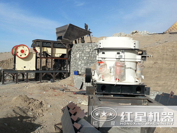 珍珠巖破碎現(xiàn)場(chǎng)