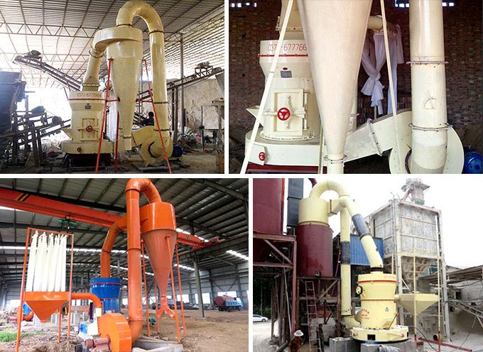 高強(qiáng)磨粉機(jī)客戶現(xiàn)場(chǎng)