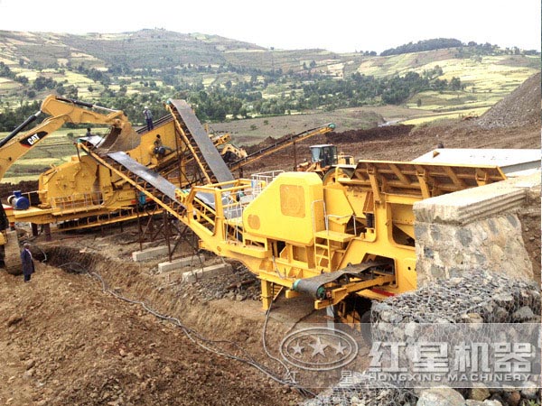 建筑垃圾處理現(xiàn)場