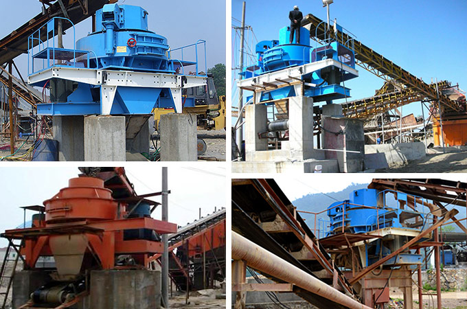 金剛砂制砂機(jī)客戶現(xiàn)場(chǎng)