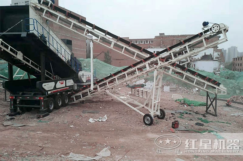 陜西西安建筑垃圾處理現(xiàn)場(chǎng)