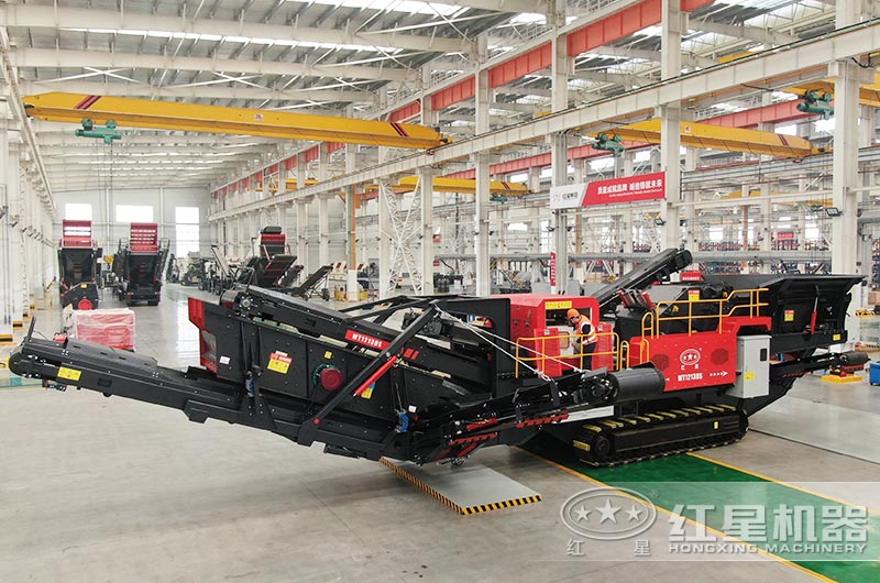 履帶式移動(dòng)篩分機(jī)圖片 履帶式移動(dòng)篩分機(jī)圖片