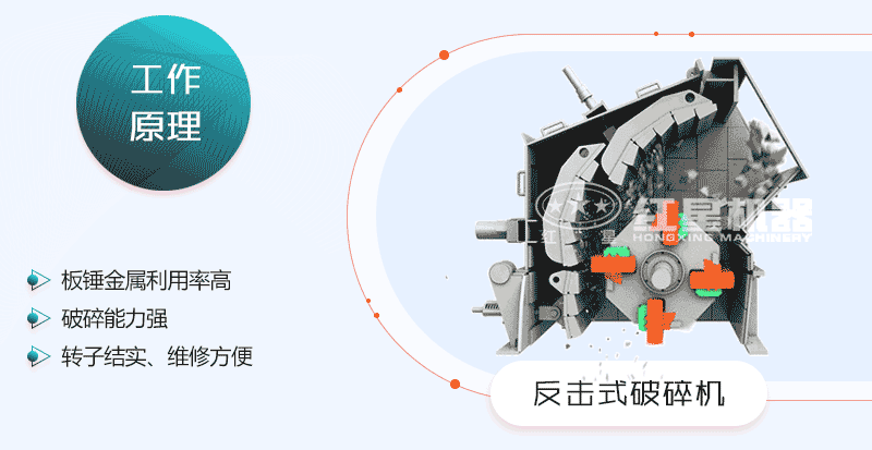 反擊式破碎機(jī)作業(yè)原理