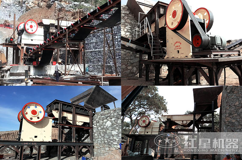 顎式細(xì)碎破碎機(jī)客戶現(xiàn)場(chǎng)