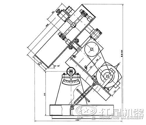 圓盤造粒機內(nèi)部結(jié)構(gòu)圖