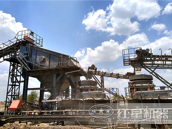 時(shí)產(chǎn)300方花崗巖打沙生產(chǎn)線