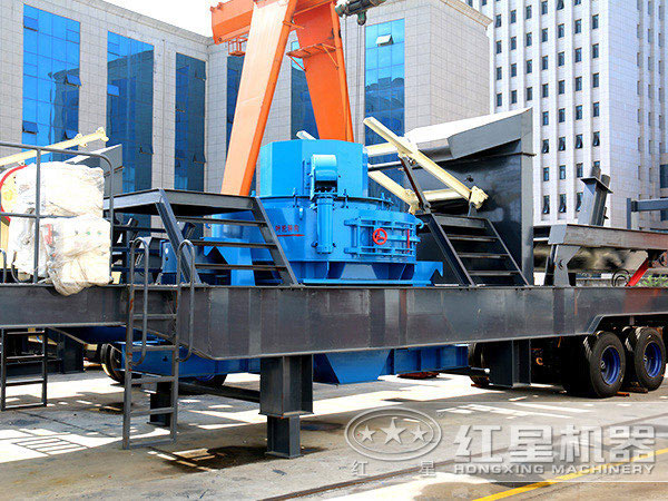 沖擊式輪胎車載流動式破碎機