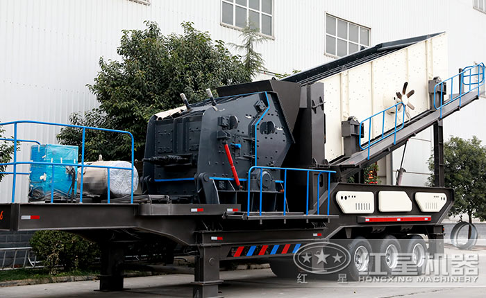 建筑用石料采用300噸移動(dòng)式顎式破碎機(jī)配置可靠_價(jià)格親民