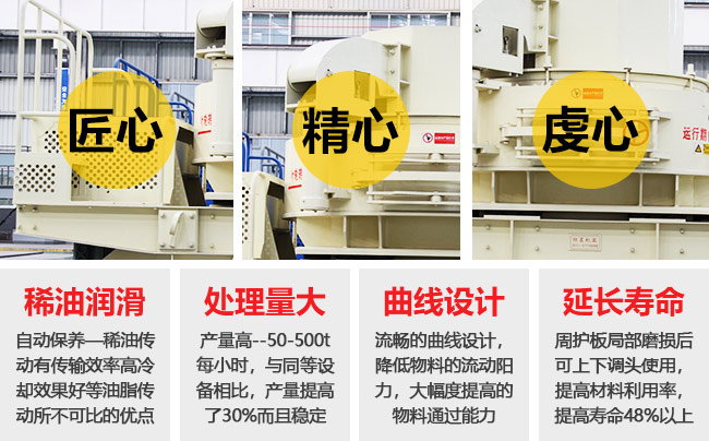 頁巖制砂機性能優(yōu)勢