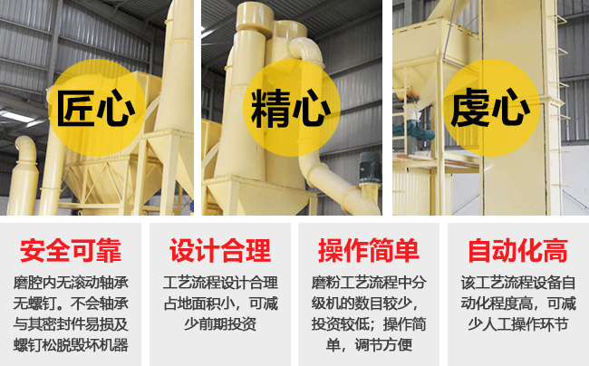 磨粉工藝流程性能優(yōu)勢
