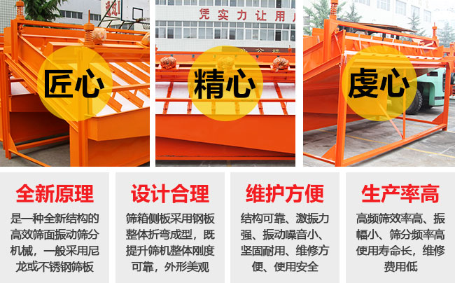 高頻振動(dòng)篩性能優(yōu)勢(shì)