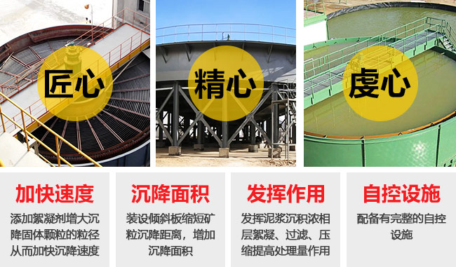 高產(chǎn)濃縮機性能優(yōu)勢