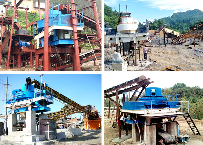 鉀長石制砂機客戶現(xiàn)場