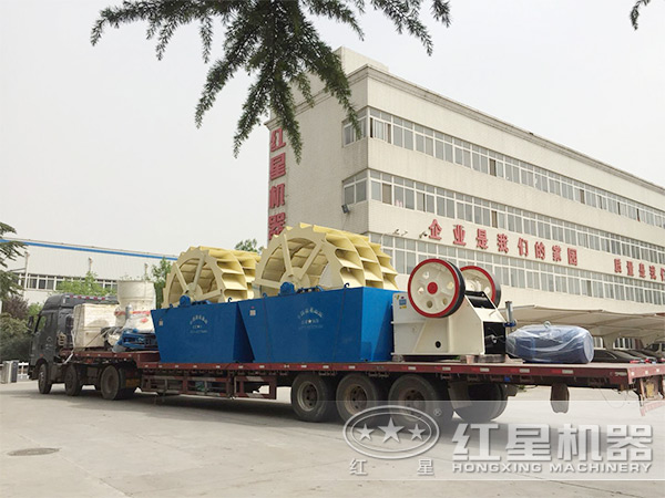 今日立秋忙，河南環(huán)保篩沙洗沙設(shè)備發(fā)貨中