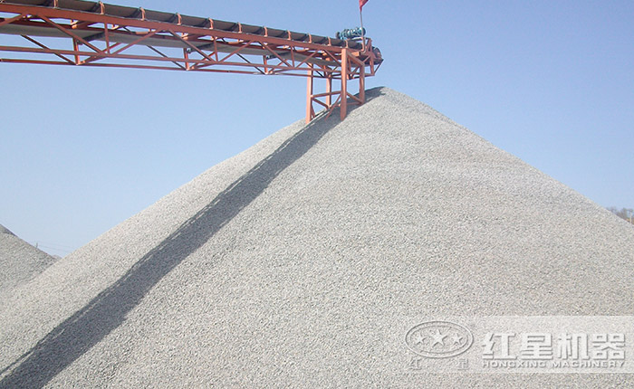 建筑石子制砂機加工現(xiàn)場