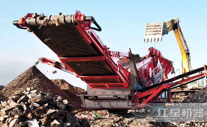 廣州建筑垃圾處理現場