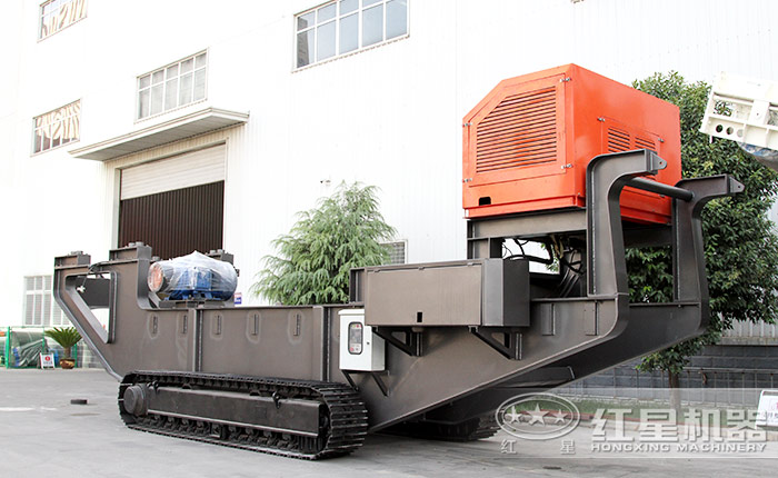 移動篩石機車載底盤