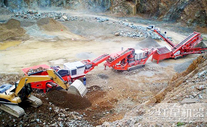 河南鄭州某建筑垃圾處理現(xiàn)場