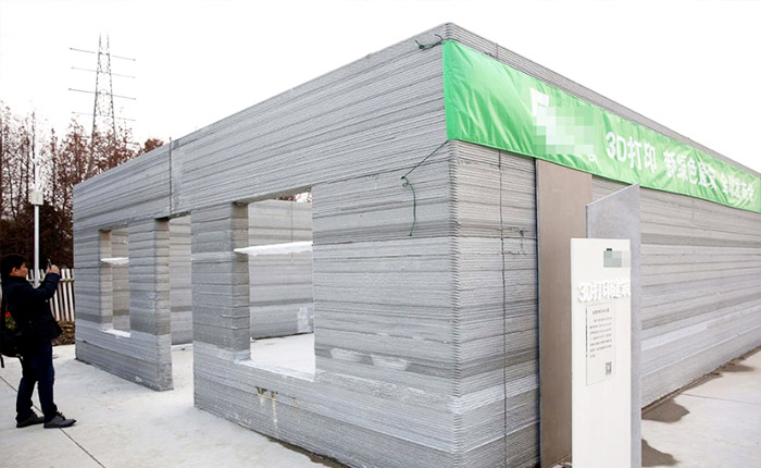 建筑垃圾是3D房子的主要原料