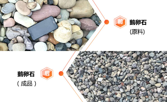 破碎鵝卵石的機(jī)器有哪些？組建一條生產(chǎn)線需要多少錢(qián)