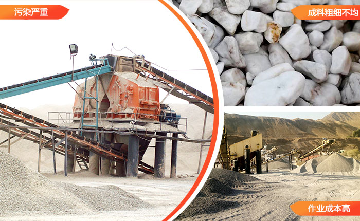 料粗、成本高、環(huán)保不過關？時產(chǎn)50-200方車式流動打沙機全搞定！