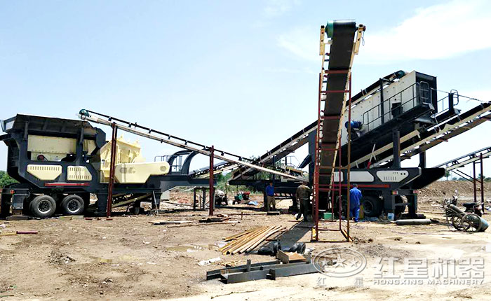 安徽鐵礦石移動(dòng)破碎站現(xiàn)場(chǎng)實(shí)拍