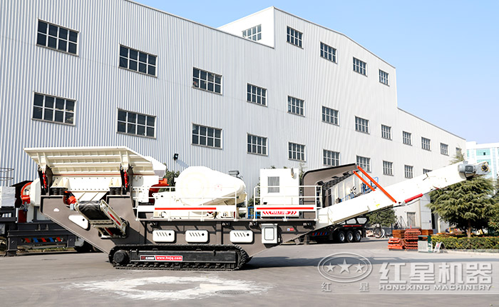 履帶式建筑垃圾破碎生產(chǎn)線