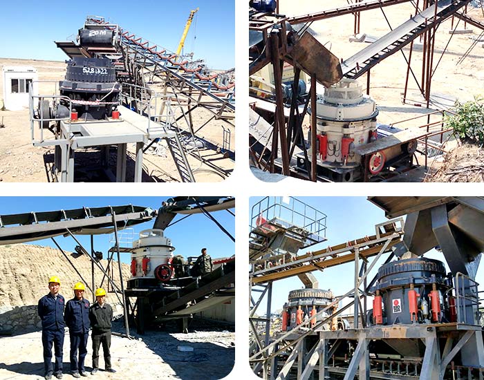 全液壓圓錐式破碎機加工現(xiàn)場