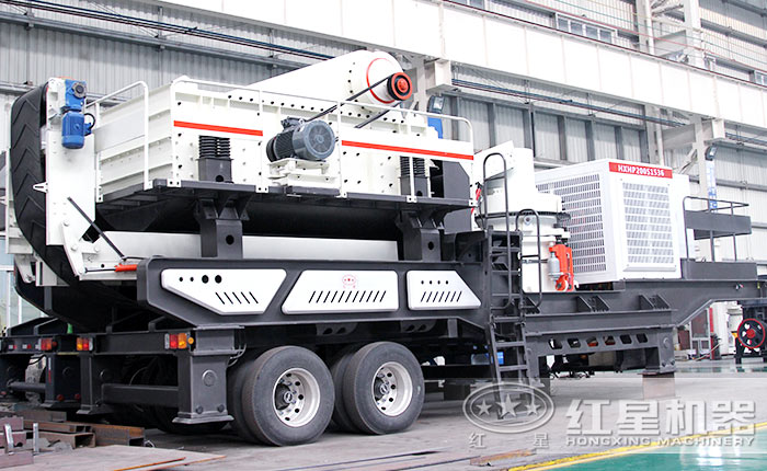 輪胎式移動破碎機