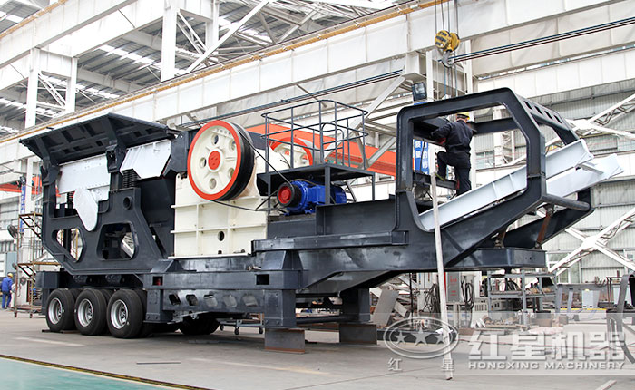 輪胎式移動破碎機