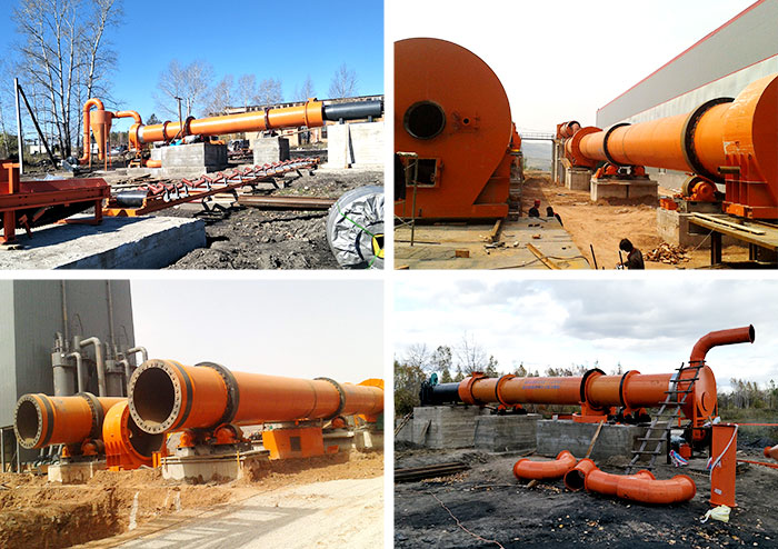 泥土烘干機客戶現(xiàn)場