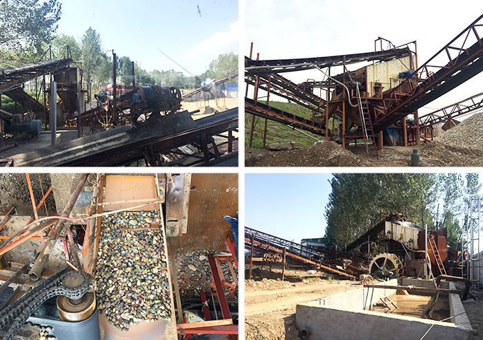 河卵石制砂現(xiàn)場視頻-賺錢不賺錢，一看就知道