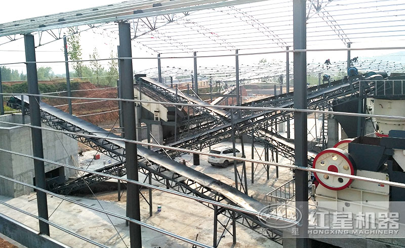 河北邯鄲重晶石加工現(xiàn)場(chǎng)