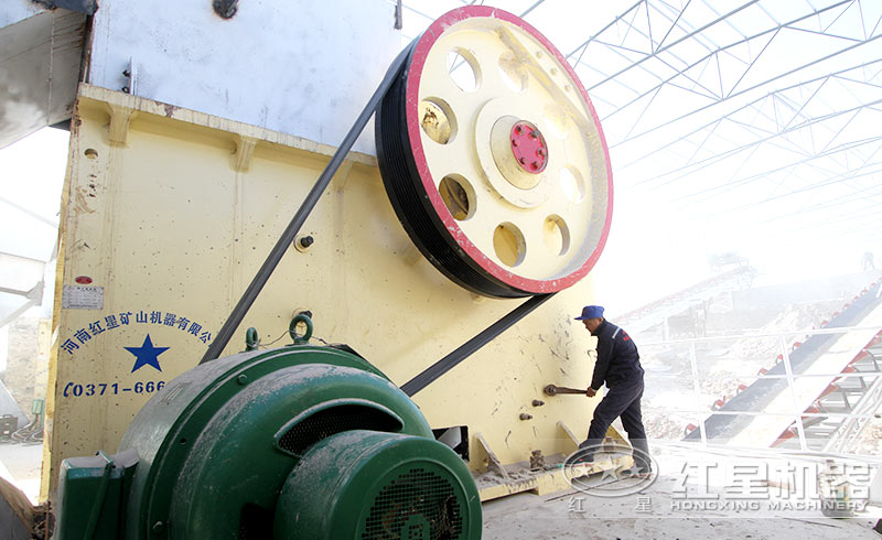 山東河卵石破碎生產(chǎn)工藝流程